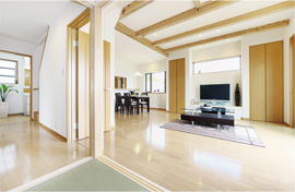 奈良県地域認証材の家イメージ